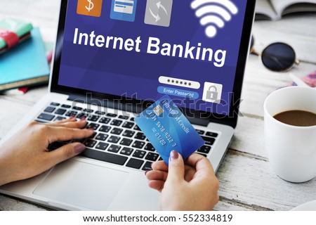 Internet Banking Transaction Financial Icon Stock Photo ...