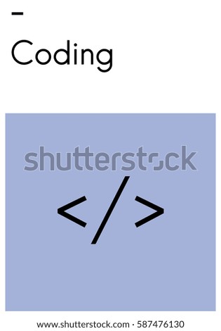 Layout Web Template Coding Brackets Stock Illustration 587464313 Shutterstock Brackets Website Template