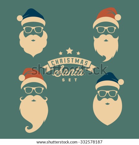Vintage christmas santa