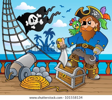 Pirate Ship Deck Stock Photos, Images, & Pictures | Shutterstock