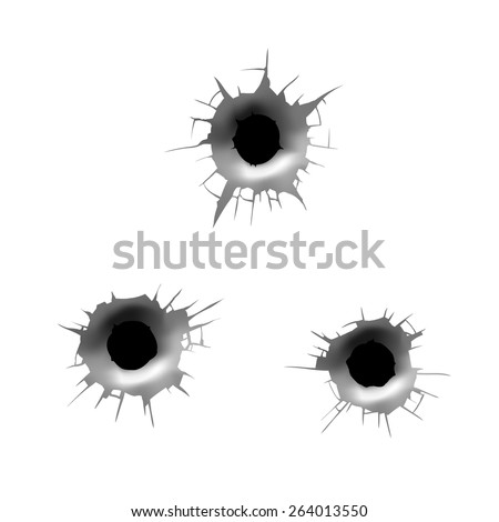 Bullet holes