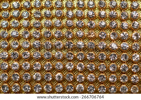 Diamond And Gold Texture