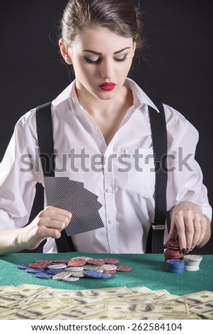 Gangster poker player