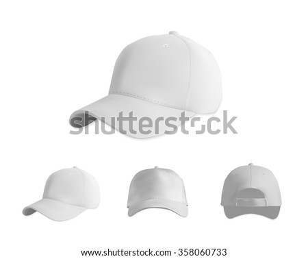 Download White Baseball Cap Mockup Set Vector Stock Vector (Royalty Free) 358060733 - Shutterstock