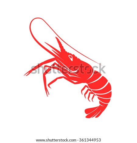 Shrimp Vector Stock Vector 361344953 Shutterstock