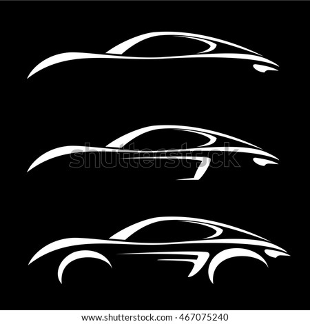 Concept Vehicle Silhouette Vector Collection Stock Vector 292049801 ...