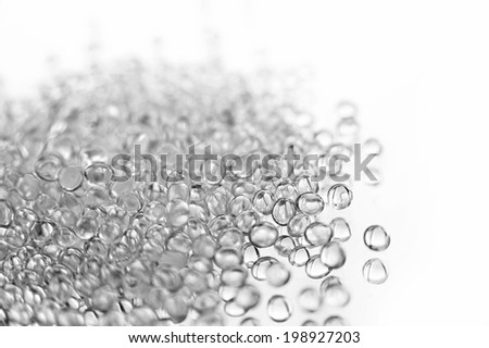 plastic polymer granules