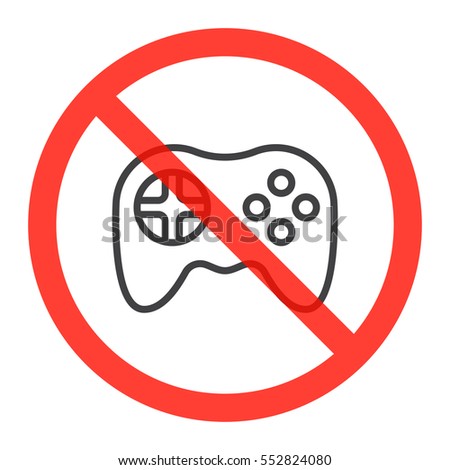 No Games Allowed Stock Images, Royalty-Free Images & Vectors | Shutterstock