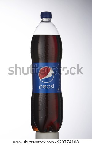 Kuala Lumpur, Malaysia- 10 april 2017,Pepsi is a carbonated soft drink produced and manufactured by PepsiCo Inc. an American multinational food and beverage company