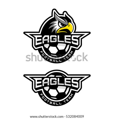 Eagles Head Logo Soccer Team Vector Stock Vector (Royalty Free ...