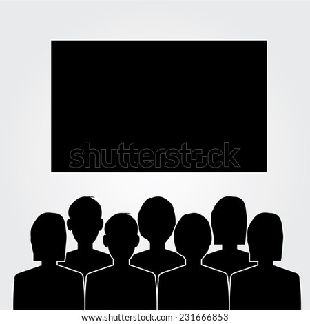 Audience Silhouette Stock Photos, Royalty-Free Images & Vectors ...