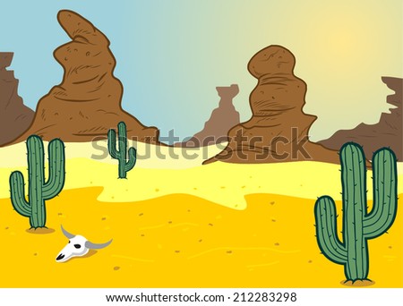 Cartoon Desert Stock Images, Royalty-Free Images & Vectors | Shutterstock