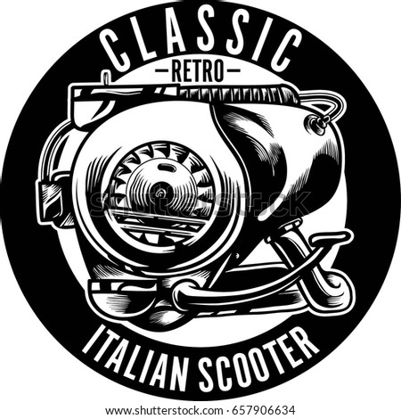Classic Retro And Vintage Scooter Engine Classic Retro And Vintage Scooter Engine