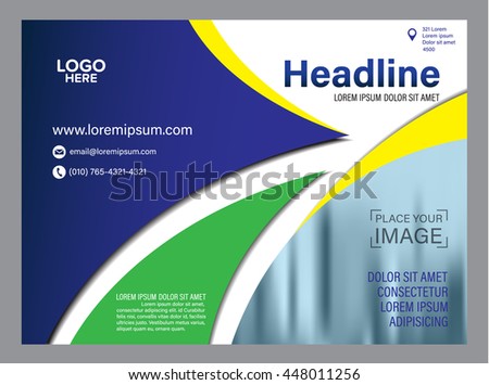 rio brazil flag color brochure layout stock vector 448011256 rio brazil flag color brochure layout stock vector 448011256, Presentation templates