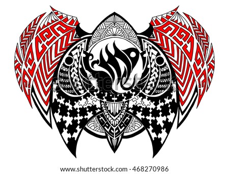 tribal style zodiac sign virgo tattoo stock vector 468270986 tribal style zodiac sign virgo tattoo stock vector 468270986