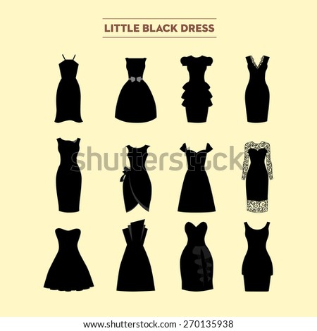 Silhouette Woman Fashion Clothes Dress Icon Stock Vector 296030660 ...