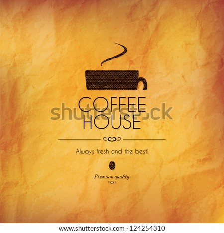 Menu for restaurant, cafe, bar, coffeehouse
