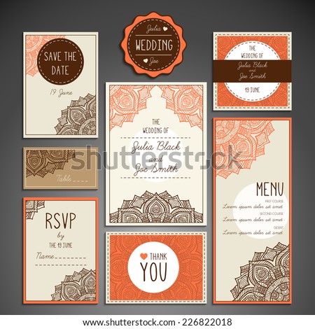 Wedding card collection