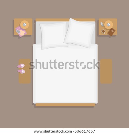 Bed Top View Bed Top View