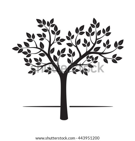 Tree Icon Stock Vector 121341274 - Shutterstock