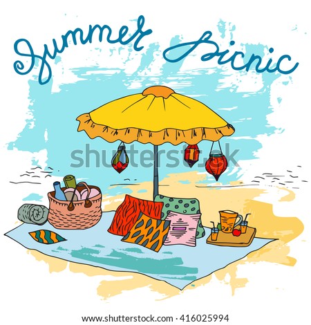 Beach Picnic Stock Images, Royalty-Free Images & Vectors | Shutterstock