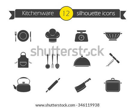 Restaurant Kitchenware vector kitchen restaurant culinary icons chef stock vector Restaurant Kitchenware vector kitchen restaurant culinary icons chef stock vector