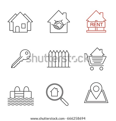 House Key Outline House Key Outline