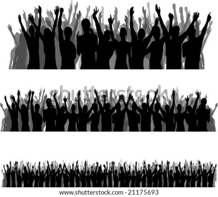 Audience Silhouettes Stock Vector 21175693 - Shutterstock