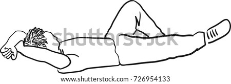 Head Resting On Arms Stock Images, Royalty-Free Images & Vectors