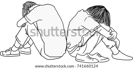 Hugging Knees Stock Images, Royalty-Free Images & Vectors | Shutterstock