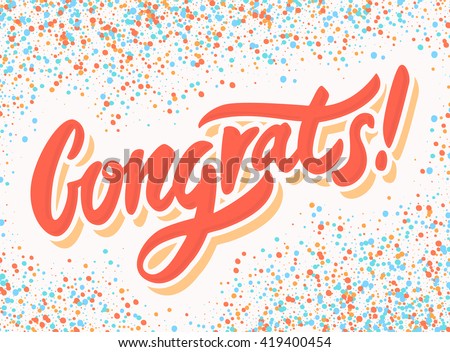 Congratulations Stock Photos, Royalty-Free Images & Vectors - Shutterstock