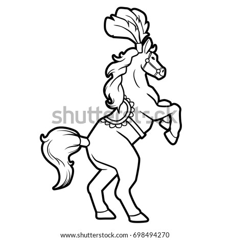 Download Vector Illustration Cartoon Princess Girl Riding Stock Vector 652487515 - Shutterstock