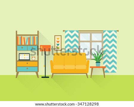 Retro Living Room Furniture retro living room furniture cozy interior stock vector 477340642 Retro Living Room Furniture retro living room furniture cozy interior stock vector 477340642