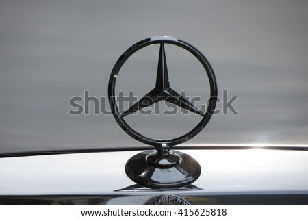 BERLIN, GERMANY - CIRCA MARCH 2016: Mercedes-Benz logo