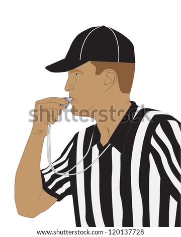 Football Referee - stock vector