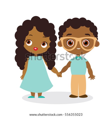 Download Faces Avatar Circle Portrait Young African Stock Vector 556355023 - Shutterstock