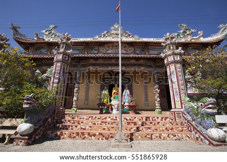 NHA TRANG,VIETNAM- November 01, 2016 :Co Thach Pagoda in Binh Thuan, Vietnam