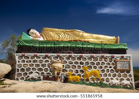 NHA TRANG,VIETNAM- November 01, 2016 :Co Thach Pagoda in Binh Thuan, Vietnam