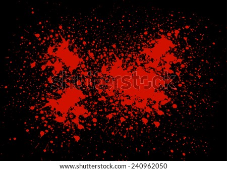 Blood Splatter On Black Background Stock Photo 142548013 - Shutterstock