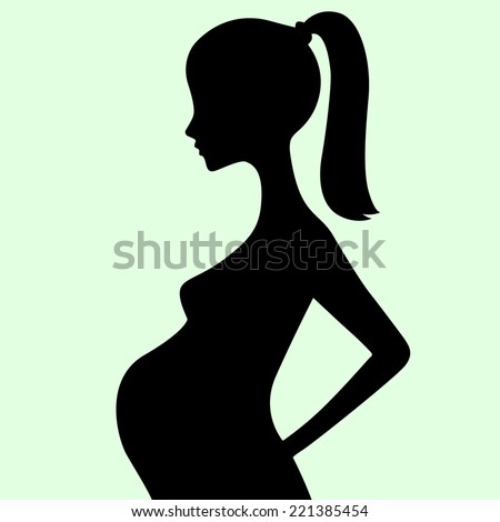 Illustration of pregnant woman