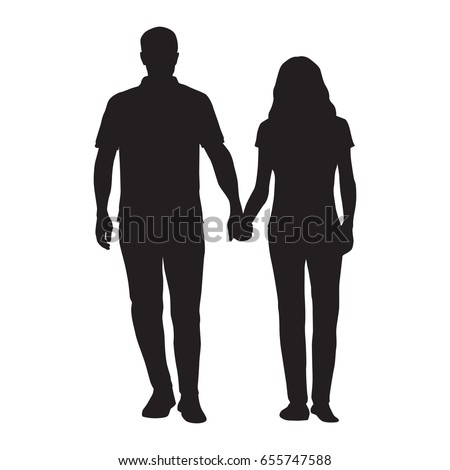 Embracing Couple Silhouette Cuddling Hugging Stock Vector 350228078 ...