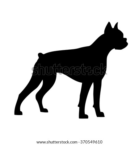 Download Boxer Dog Silhouette Stock Images, Royalty-Free Images ...