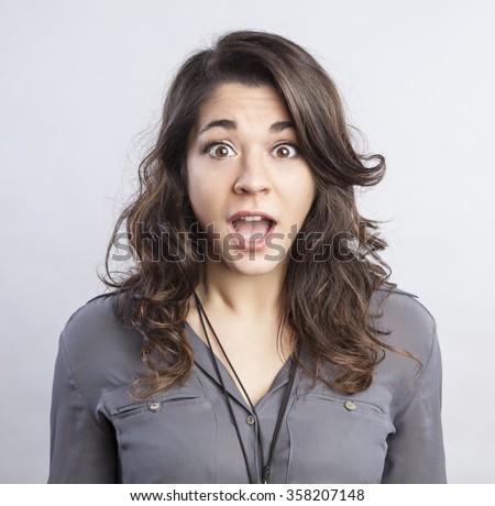 Mad Woman Baring Her Teeth Over Stock Photo 138088772 - Shutterstock