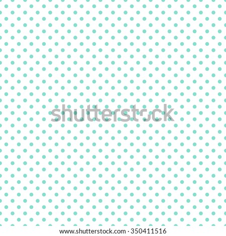 White Aqua Polka Dot Pattern Seamless Stock Vector 350411516 - Shutterstock