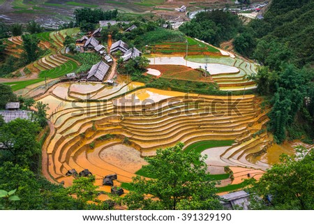 Lao Cai-Vietnam landscape