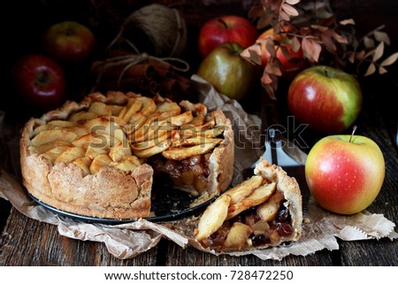 Rustic Style Apple Pie Rustic Style Apple Pie