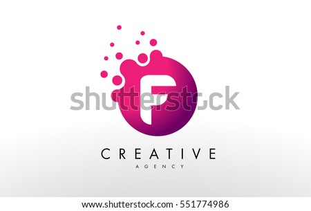 design j vector letter Dots F Letter F 551774986 Stock Logo Vector Letter