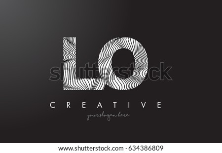 lo l o letter logo zebra stock vector 634386809 shutterstock lo l o letter logo with zebra lines texture design vector illustration