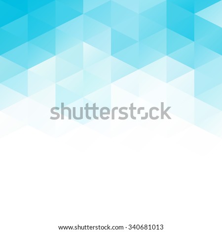Blue Grid Mosaic Background, Creative Design Templates