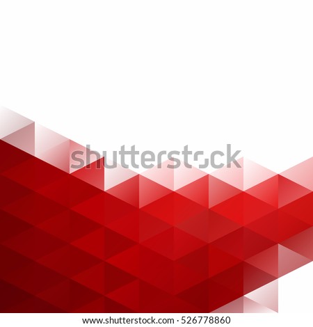 Red Grid Mosaic Background, Creative Design Templates
